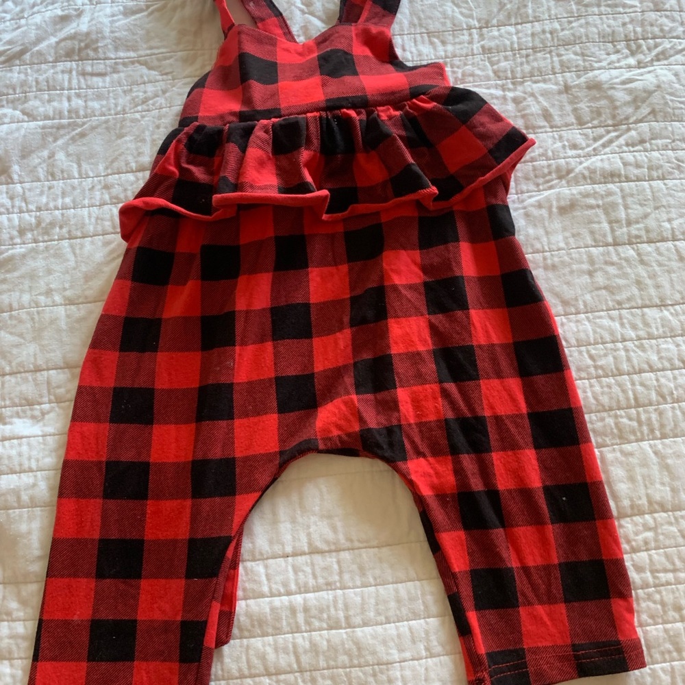 Buffalo plaid jumper